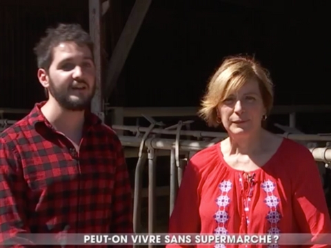 La Ferme de St Thibault dans un reportage de TF1 sur la vente directe